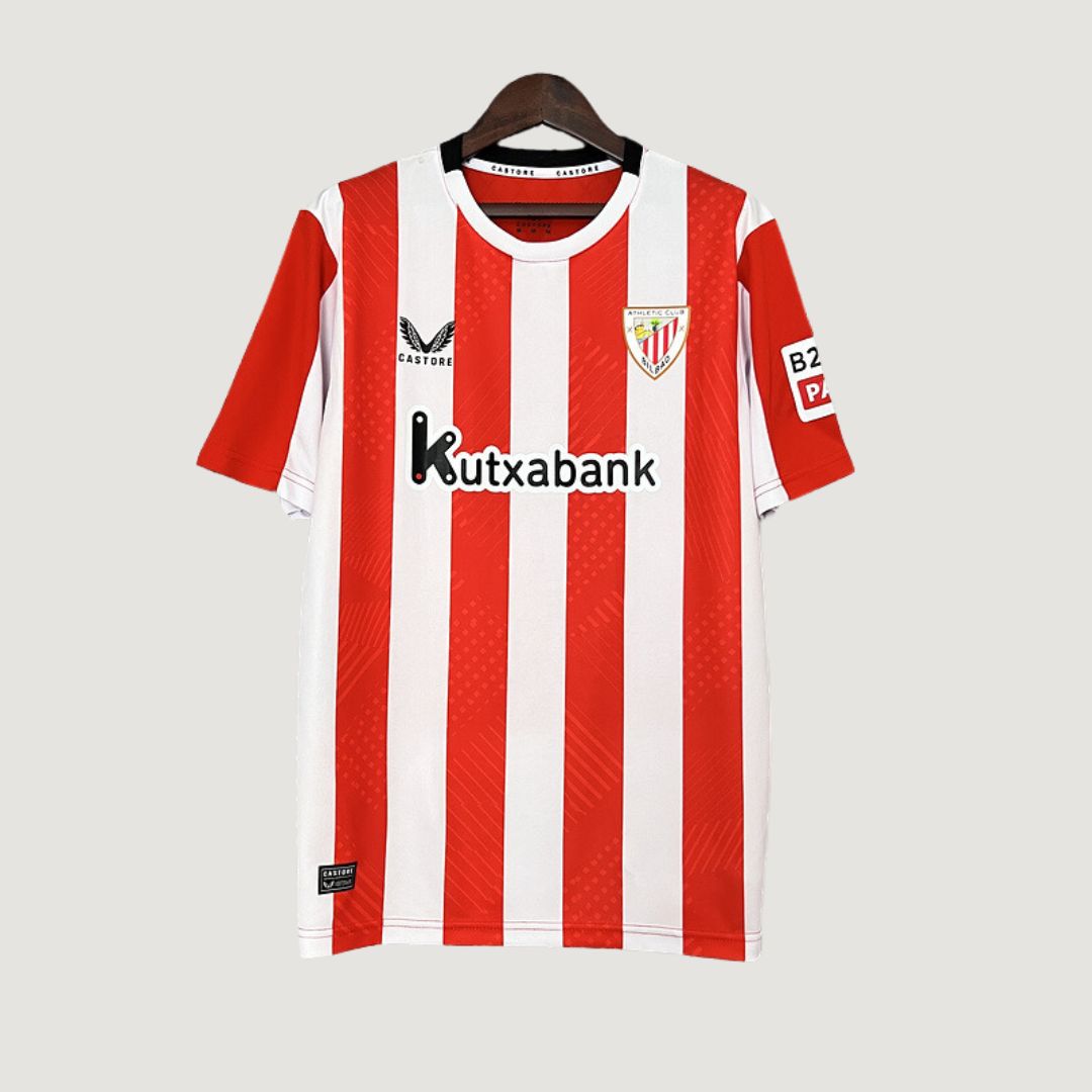 Athletic Bilbao - Maillot Domicile 24/25 - Rouge, Blanc