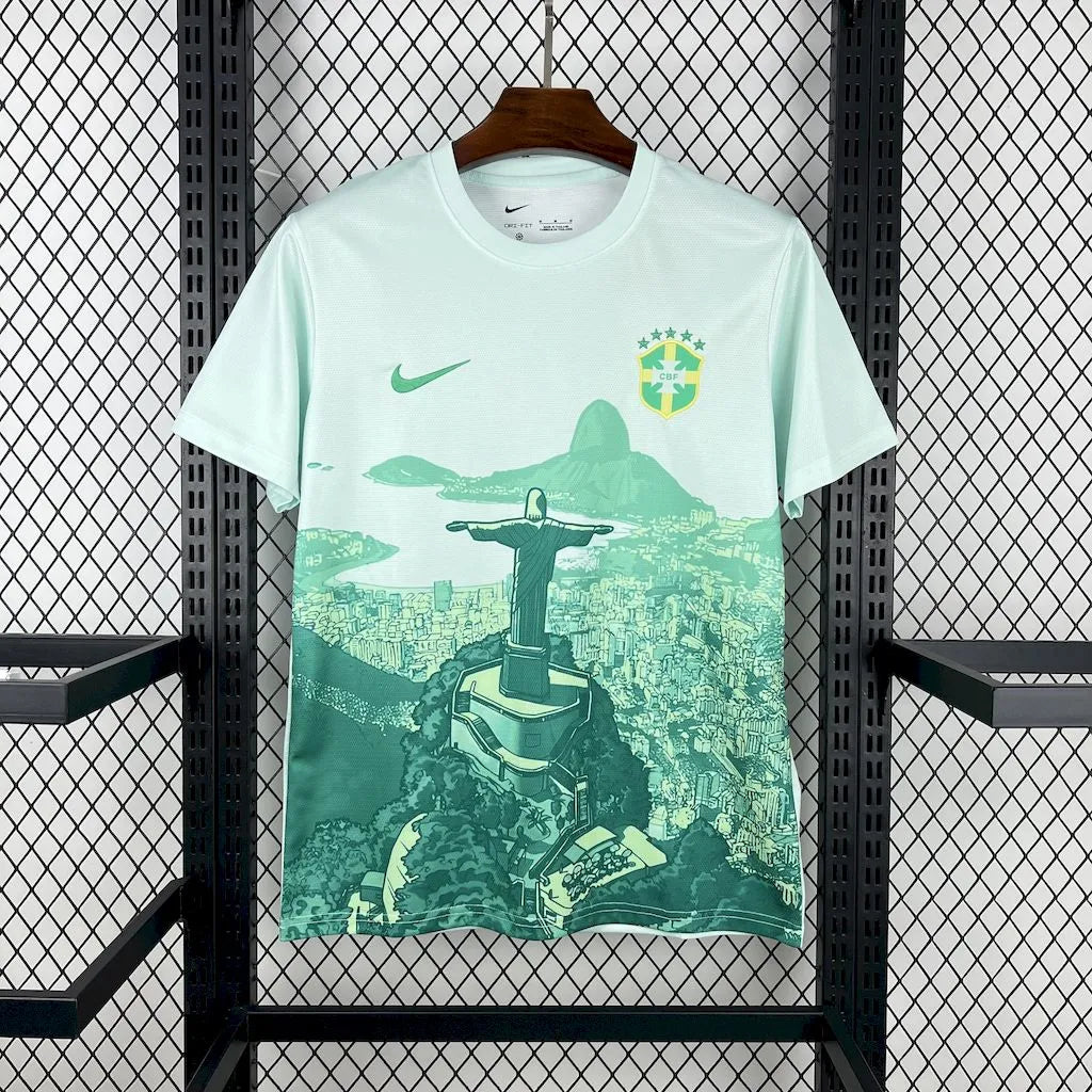 Maillot vert et blanc du Brésil 2025/26