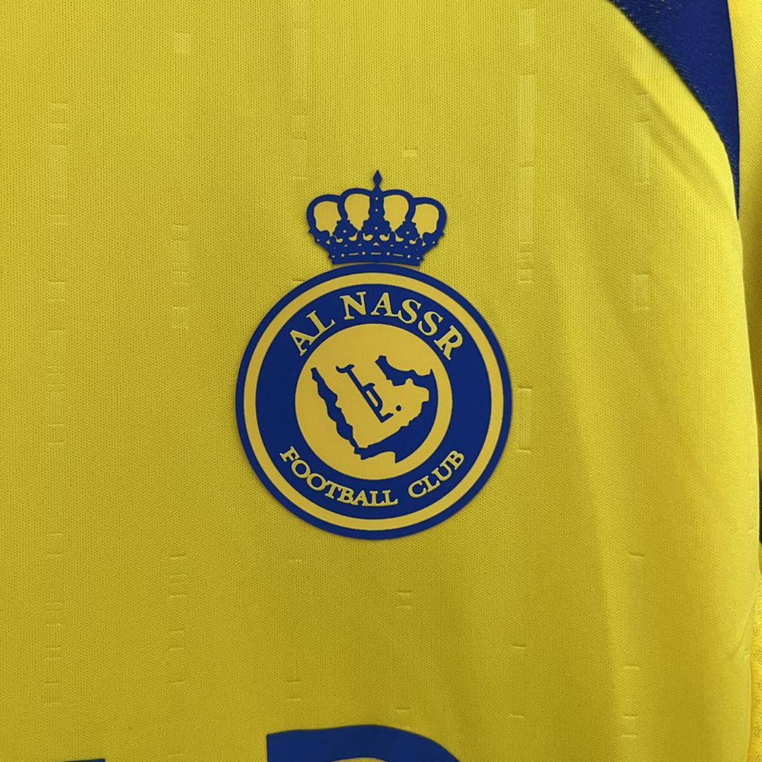 Al-Nassr - Maillot Domicile 24/25 - Jaune, Bleu