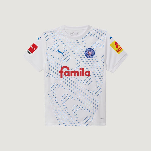 Holstein Kiel - Maillot Extérieur 24-25 - Blanc, Bleu