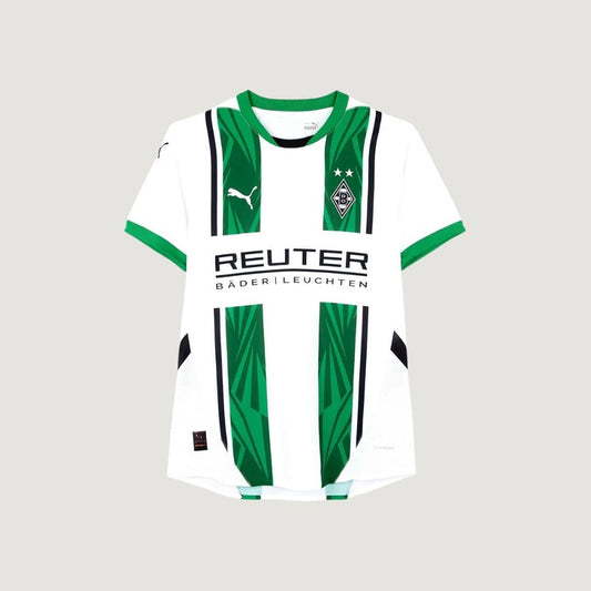 Borussia Mönchengladbach - Maillot Domicile 24/25 - Blanc, Vert