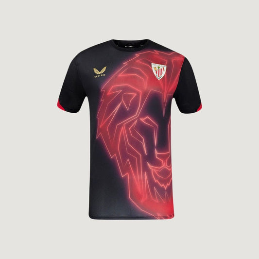 Athletic Bilbao - Maillot pré-match 24-25 - Noir, Rouge