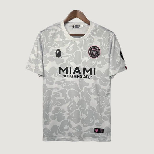 Inter Miami x BAPE - Maillot édition spéciale - Blanc