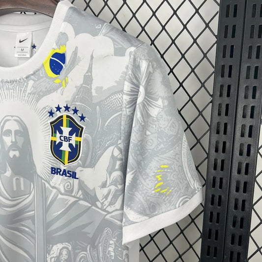 Maillot blanc édition spéciale Brésil 2024/25