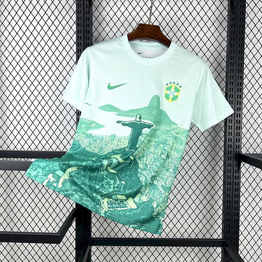 Maillot vert et blanc du Brésil 2025/26