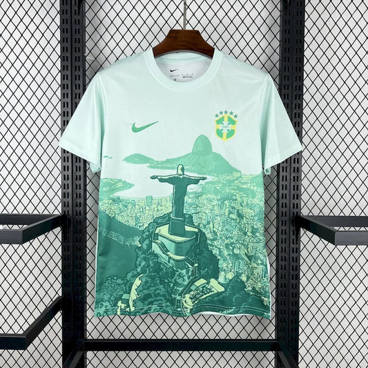Maillot vert et blanc du Brésil 2025/26