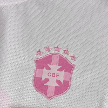 Maillot rose et blanc du Brésil 2025/26