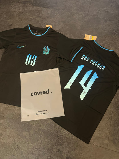 Brésil - Maillot Concept - Noir, Bleu